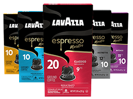 Variety pack of capsules compatible with Nespresso® machines